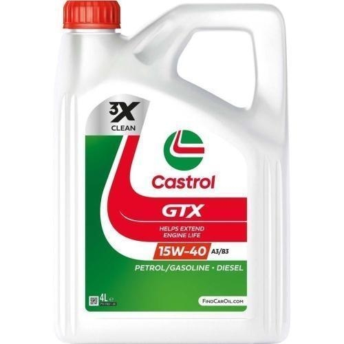 CASTROL GTX A3/B3 15W-40 4 Liter Motor&ouml;l Mineralisch 9.55535-D2 501 01 505 00 &Ouml;l