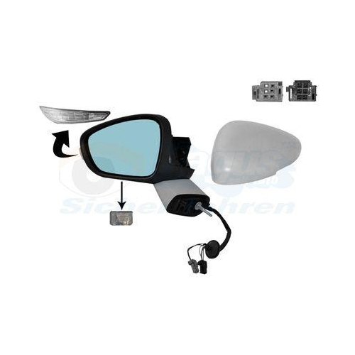 VAN WEZEL Au&szlig;enspiegel * HAGUS * 0968817