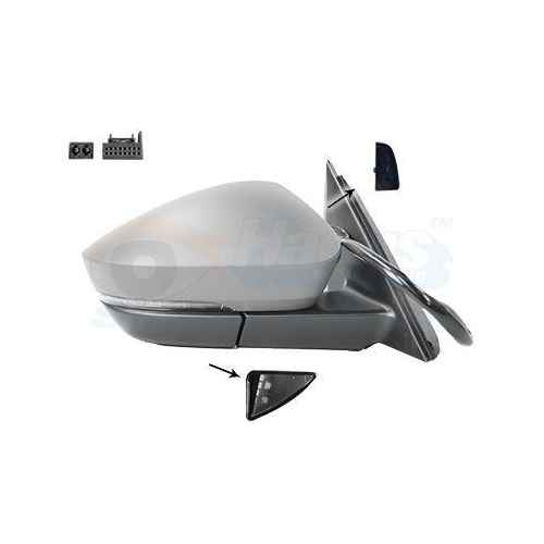 VAN WEZEL Au&szlig;enspiegel * HAGUS * 7643824