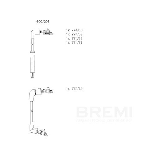 BREMI Z&uuml;ndleitungssatz 600/296