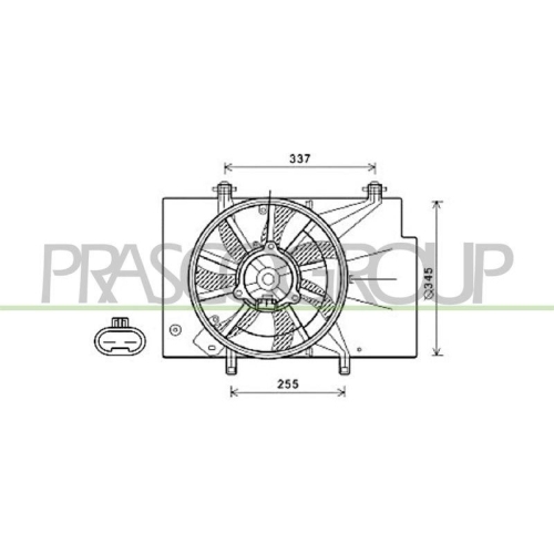 PRASCO L&uuml;fter, Motork&uuml;hlung PrascoSelection FD344F003
