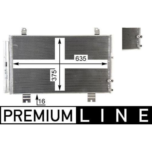MAHLE Kondensator, Klimaanlage BEHR *** PREMIUM LINE *** AC 69 000P