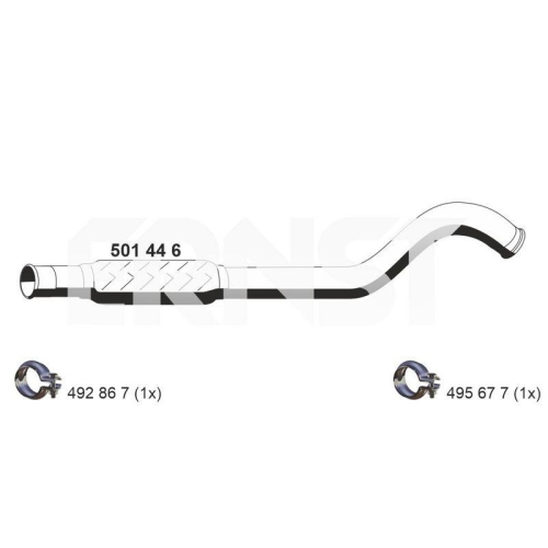 ERNST Abgasrohr 501446