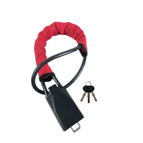 HP Autozubehör Lenkradsperre, Diebstahlschutz, ROT, 72CM 10298