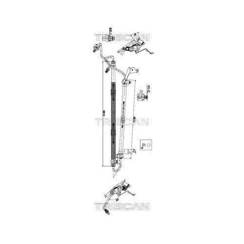 TRISCAN Hydraulikschlauch, Lenkung 8516 11041