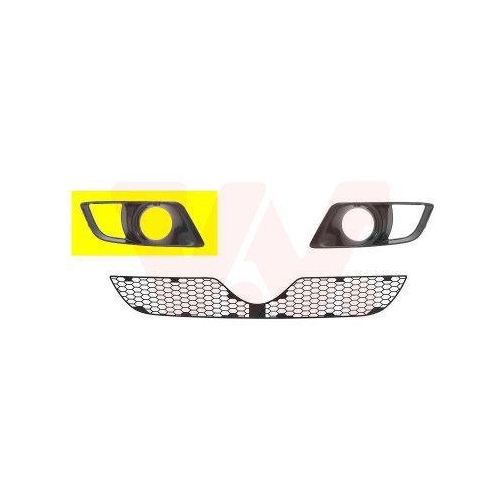 VAN WEZEL L&uuml;ftungsgitter, Sto&szlig;f&auml;nger 0159594