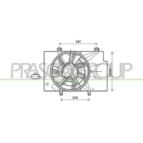 PRASCO L&uuml;fter, Motork&uuml;hlung PrascoSelection FD344F004