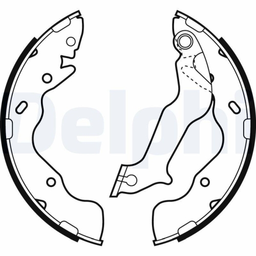 DELPHI Bremsbackensatz LS2059