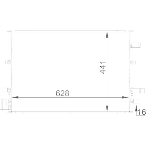 MAHLE Kondensator, Klimaanlage BEHR AC 690 000S