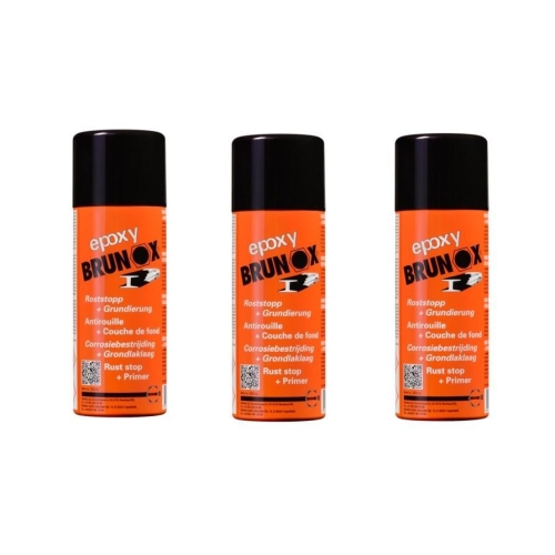 3x Rostumwandler Rostsanierer Rostschutz Epoxy-Spray 150 ml Brunox BR0,40EP