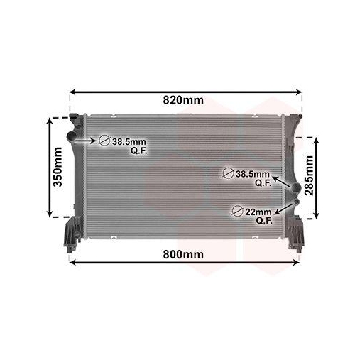 VAN WEZEL K&uuml;hler, Motork&uuml;hlung 30012710