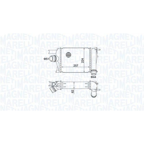 MAGNETI MARELLI Ladeluftk&uuml;hler 351319205170
