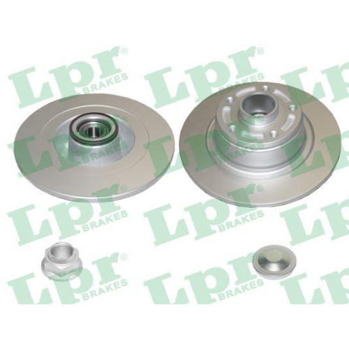 LPR Bremsscheibe LPR HUB BRAKE DISC LINE - FULL COATED R1082PRCA