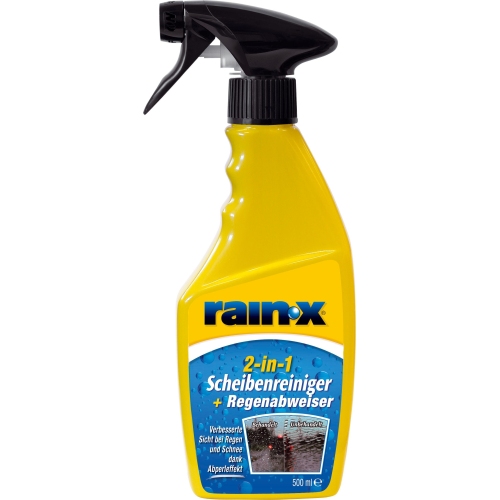 RAINX Rain X zwei in eins Scheibenreiniger Regenabweiser 500 ml RAIN-X Spray