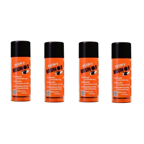 4x Rostumwandler Rostsanierer Rostschutz Epoxy-Spray 150 ml Brunox BR0,40EP