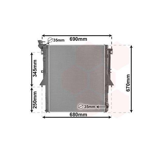 VAN WEZEL K&uuml;hler, Motork&uuml;hlung 32012705