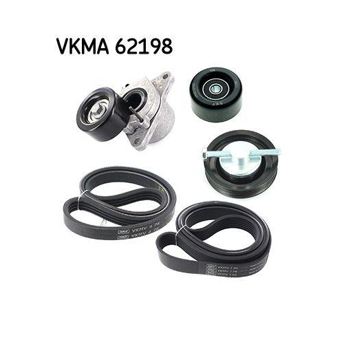 SKF Keilrippenriemensatz VKMA 62198
