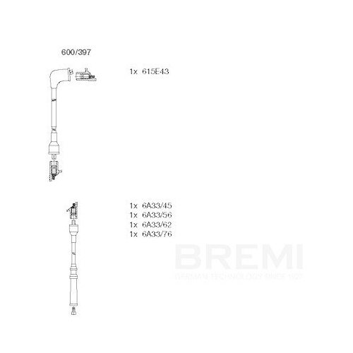 BREMI Z&uuml;ndleitungssatz 600/397