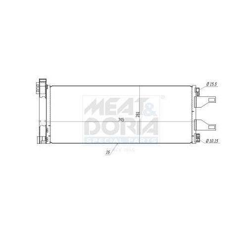 MEAT & DORIA Kondensator, Klimaanlage 991031
