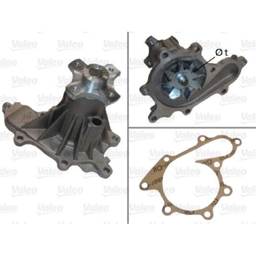 VALEO Wasserpumpe, Motork&uuml;hlung 506927