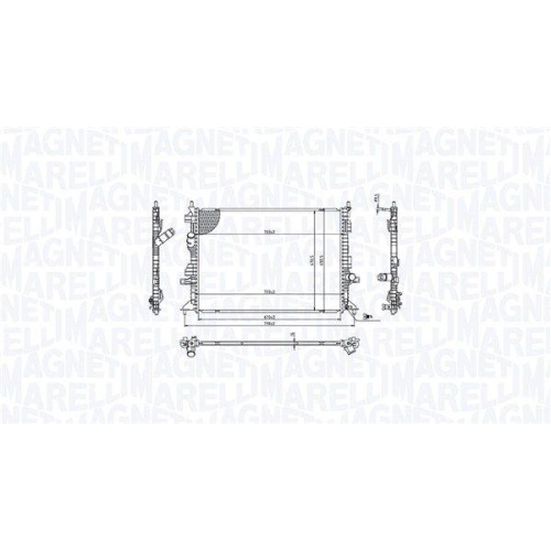 MAGNETI MARELLI K&uuml;hler, Motork&uuml;hlung