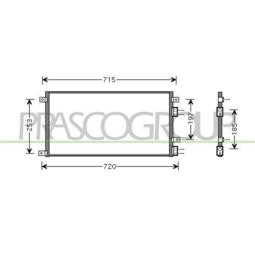 PRASCO Kondensator, Klimaanlage PrascoSelection FT926C001