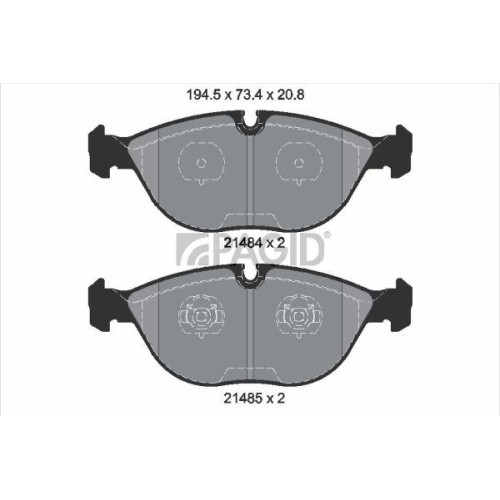 PAGID Bremsbelagsatz, Scheibenbremse T1135N