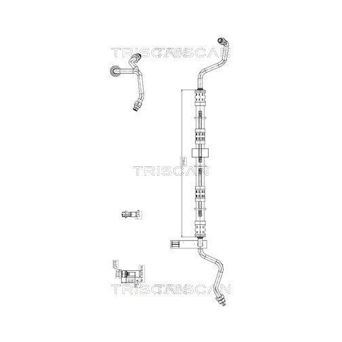 TRISCAN Hydraulikschlauch, Lenkung 8516 23004