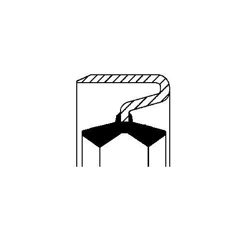 CORTECO Dichtring, Achsschenkel 12014834B