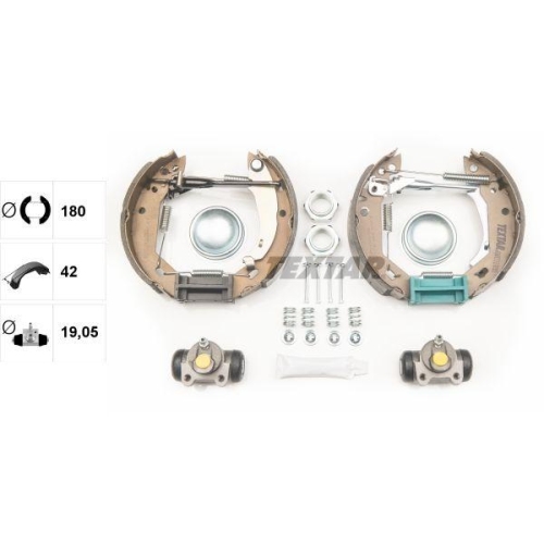 TEXTAR Bremsbackensatz Shoe Kit Pro 84031800