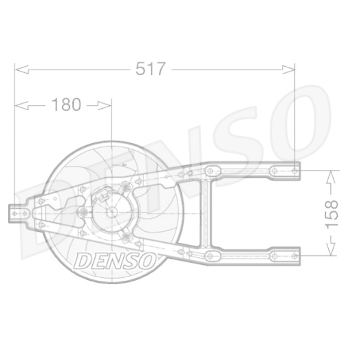 DENSO L&uuml;fter, Motork&uuml;hlung DER09012