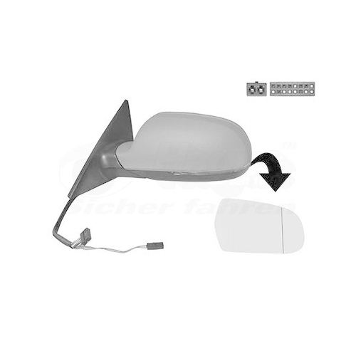 VAN WEZEL Außenspiegel * HAGUS * 0383805