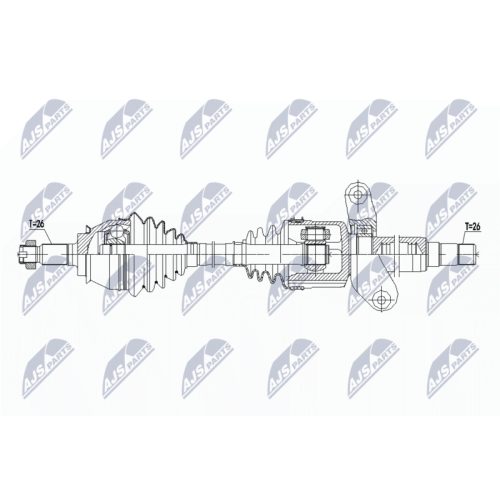 NTY Antriebswelle NPW-BM-137