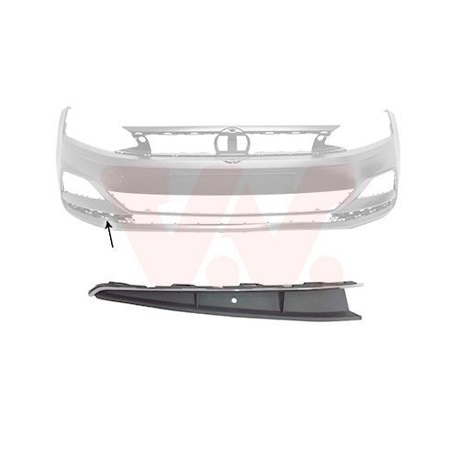 VAN WEZEL L&uuml;ftungsgitter, Sto&szlig;f&auml;nger 5751598