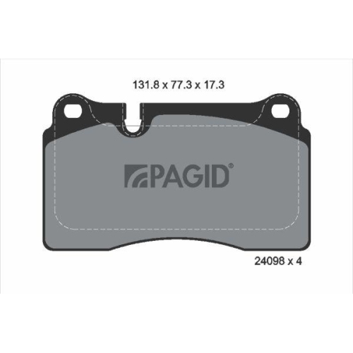 PAGID Bremsbelagsatz, Scheibenbremse T1499N