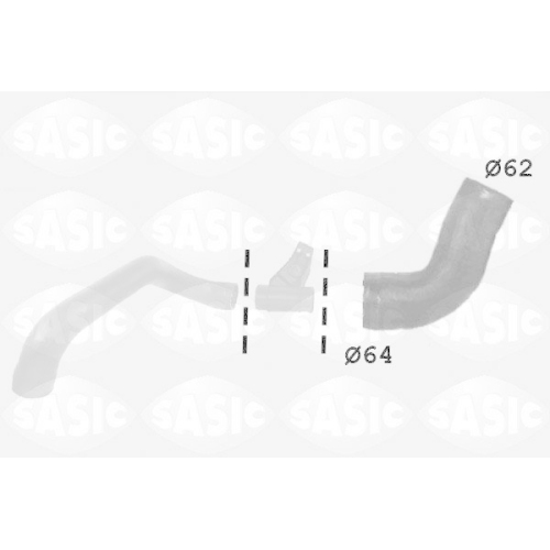 SASIC Ladeluftschlauch 3336090