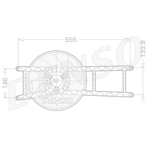 DENSO L&uuml;fter, Motork&uuml;hlung DER09017