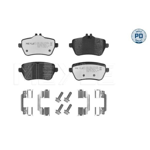 MEYLE Bremsbelagsatz, Scheibenbremse MEYLE-PD: Advanced performance and design. 025 250 7119/PD