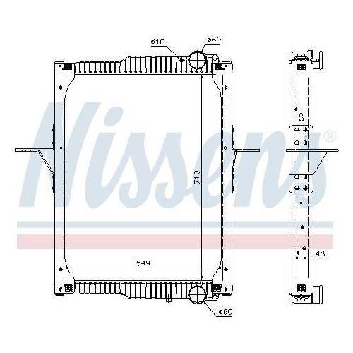 NISSENS K&uuml;hler, Motork&uuml;hlung 65475
