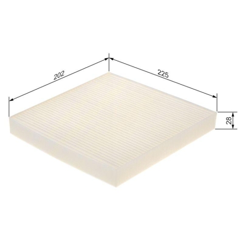 BOSCH Filter, Innenraumluft 1 987 435 133