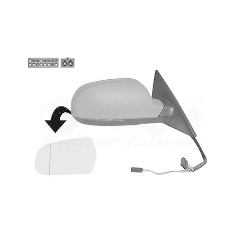 VAN WEZEL Außenspiegel * HAGUS * 0384808