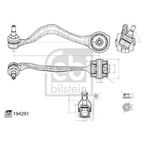 FEBI BILSTEIN Lenker, Radaufhängung 194291