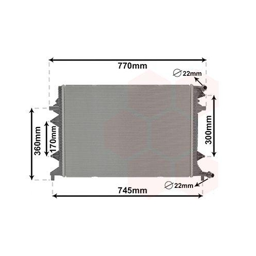 VAN WEZEL K&uuml;hler, Motork&uuml;hlung 58012705