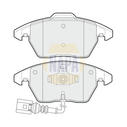 NAPA Bremsbelagsatz, Scheibenbremse NAPA NBP1387