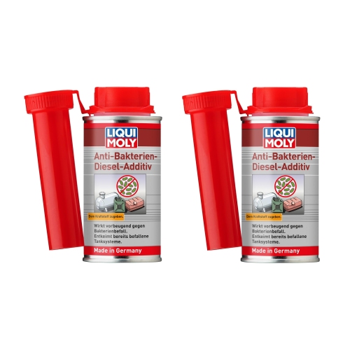 2x Liqui Moly Anti-Bakterien Diesel Additiv 125ml Dose Biozid - 21721