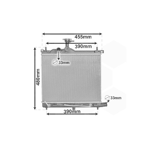 VAN WEZEL K&uuml;hler, Motork&uuml;hlung 82012704