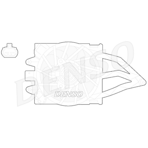 DENSO L&uuml;fter, Motork&uuml;hlung DER09057