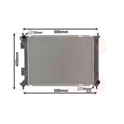 VAN WEZEL K&uuml;hler, Motork&uuml;hlung 82012710