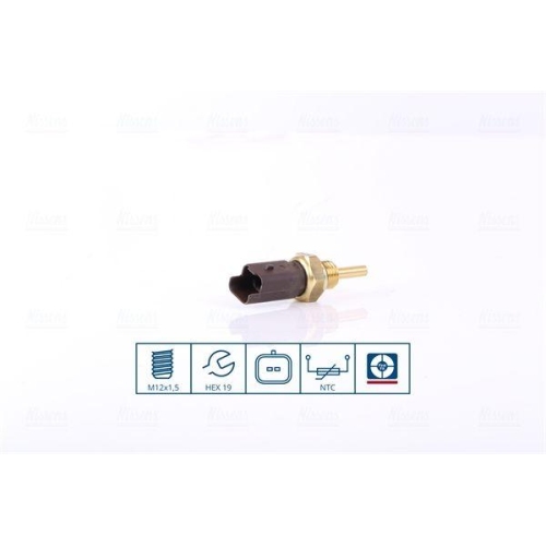 NISSENS Sensor, K&uuml;hlmitteltemperatur 207034