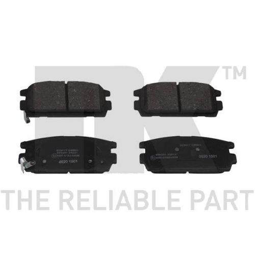 NK Bremsbelagsatz, Scheibenbremse 223417